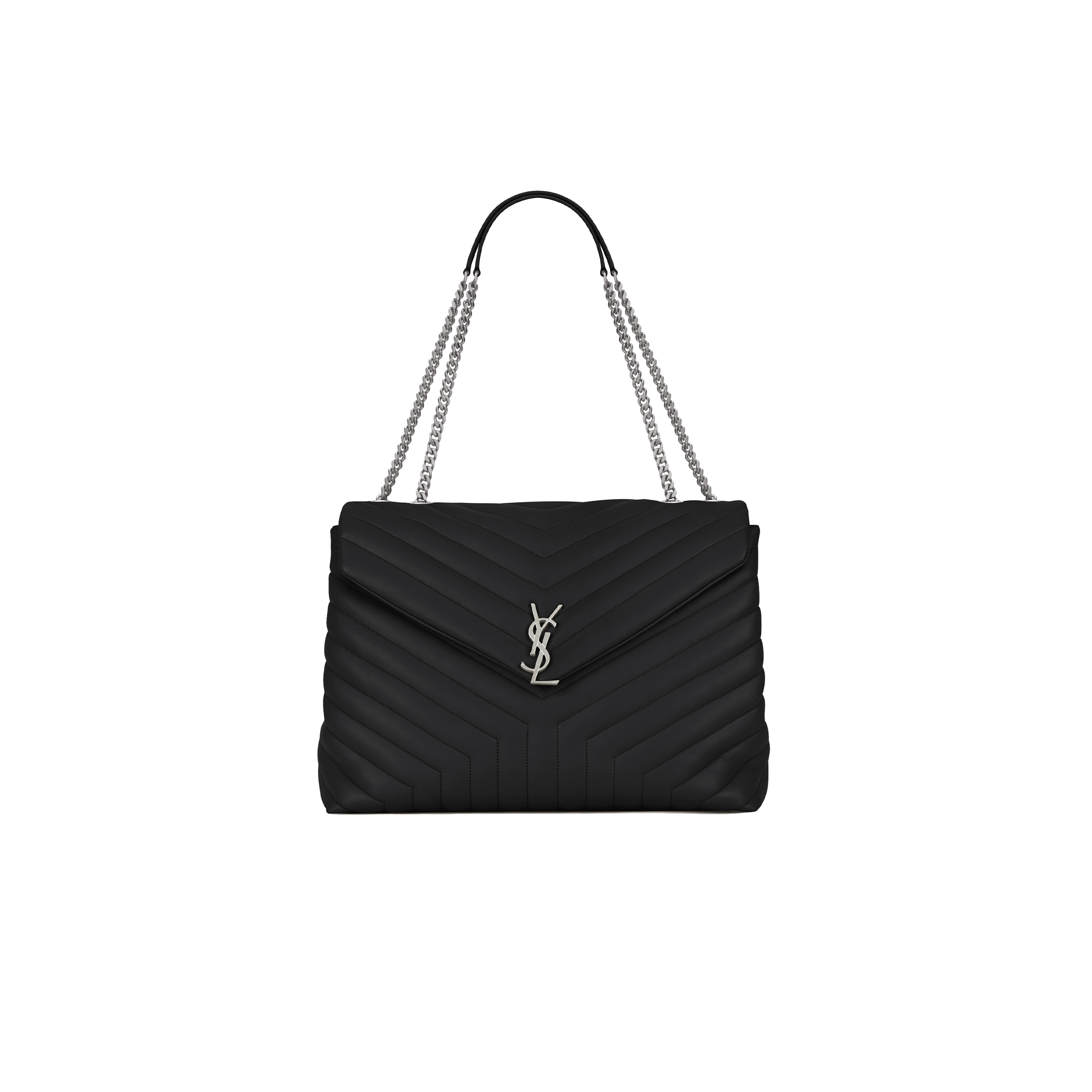 YSL LOULOU LARGE IN QUILTED LEATHER 574947DV7261000 (38*27*14cm)